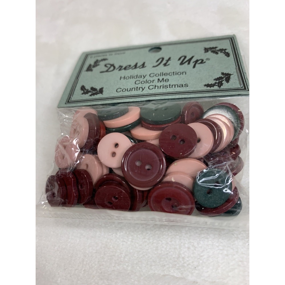 Dress It Up Multi Color Me Country Christmas Buttons 1169 Sewing Crafts NEW - Picture 5 of 12